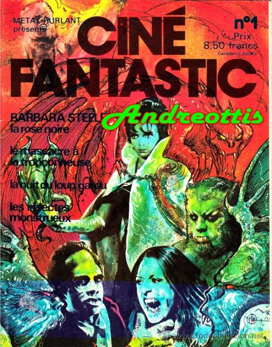 Cine: CINE FANTASTIC N&ordm; 1 COLECCION METAL HURLANT A&Ntilde;O 1977  (franc&eacute;s)